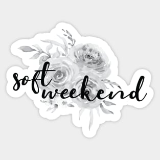 Soft Weekend Sticker